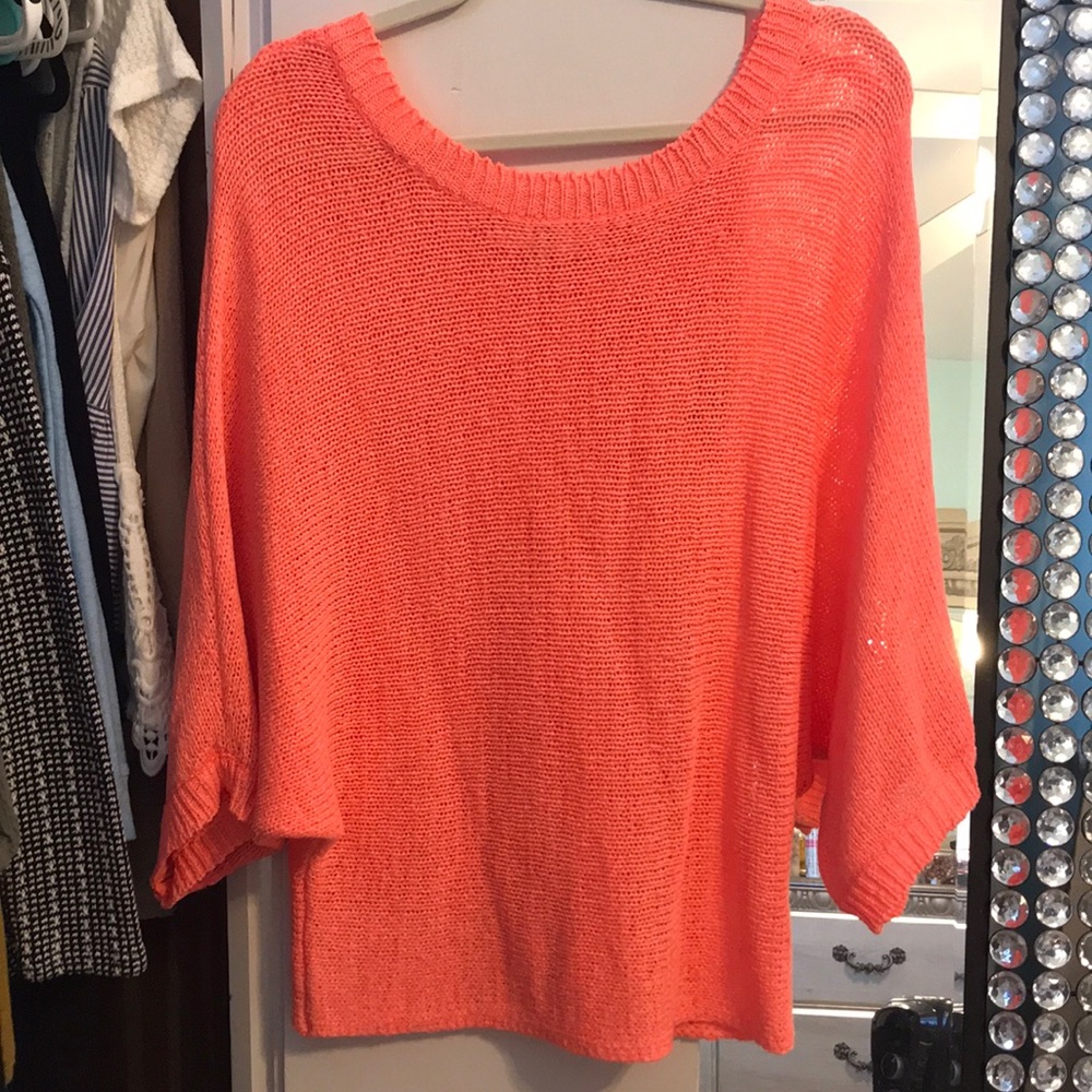 Vibrant coral top